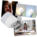 Lâmpada LED USB Mini da Megawheels, com luz ajustável e design compacto, ideal para iluminação portátil e uso em computadores.