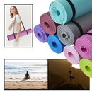 Tapete de yoga antiderrapante Sodial para viagem, ideal para Pilates e yoga, com superfície segura e antiderrapante.