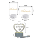 Quadro de exibição LED com caneta Aevxkhi, instrumento de escrita e desenho com tela iluminada para anotações e criatividade.