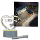 Quadro de exibição LED Aevxkhi com caneta para escrita e desenho, display iluminado de alta qualidade para instrumentos de escrita.