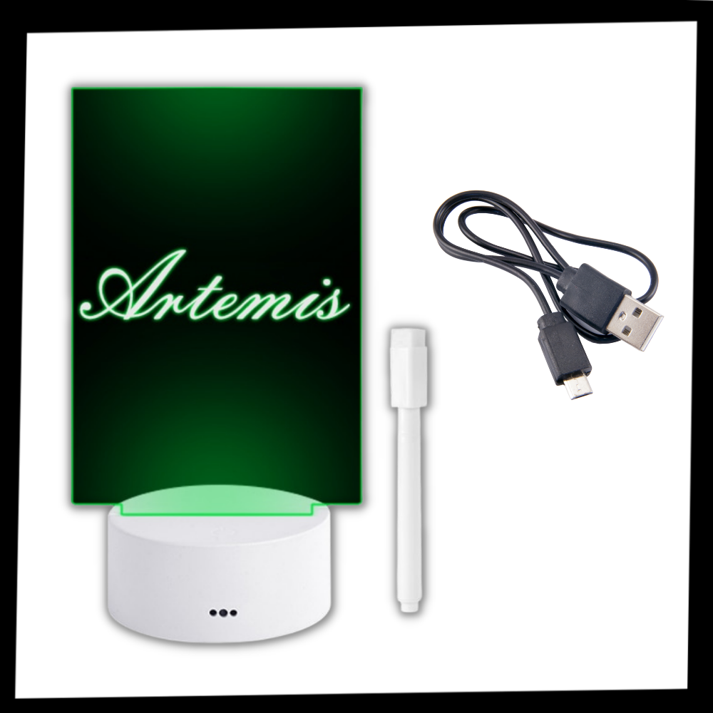 Quadro de exibição LED com stylus da marca Aevxkhi, instrumento de escrita e desenho com luz integrada.
