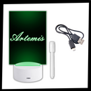 Quadro de exibição LED com stylus da marca Aevxkhi, instrumento de escrita e desenho com luz integrada.
