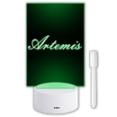 Quadro de exibição LED Aevxkhi com caneta para instrumentos de escrita e desenho, display luminoso para anotações.