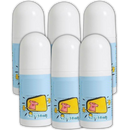 Conjunto de 6 produtos de branqueamento Wolfast para remoção de manchas difíceis em tecidos de lavanderia.