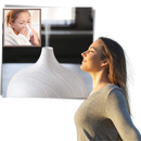 Difusor de óleos essenciais Dengmore, acessório para umidificador, exibindo design moderno e recipiente para óleos aromáticos.