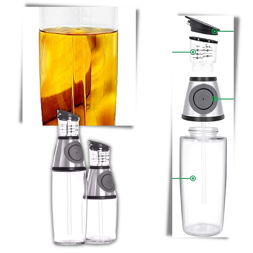 Dispenser de óleo de cozinha Citystores, utensílio de cozinha com reservatório de alta qualidade para óleo.