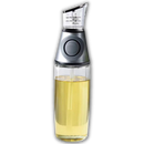 Dispenser de óleo de cozinha Citystores em prata com capacidade de 500ml, utensílio prático para temperar alimentos.