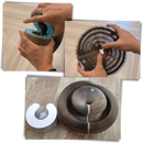 Arranhador para gatos Hirigin, acessório de fácil montagem e desmontagem, com superfície de arranhar para gatos.