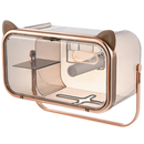 Suporte de armazenamento multifuncional para papel higiênico da Baoblaze, com design de gato dourado, utensílios de cozinha.