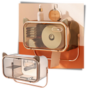 Suporte de armazenamento multifuncional Baoblaze para papel higiênico, adequado para utensílios de cozinha e organização doméstica