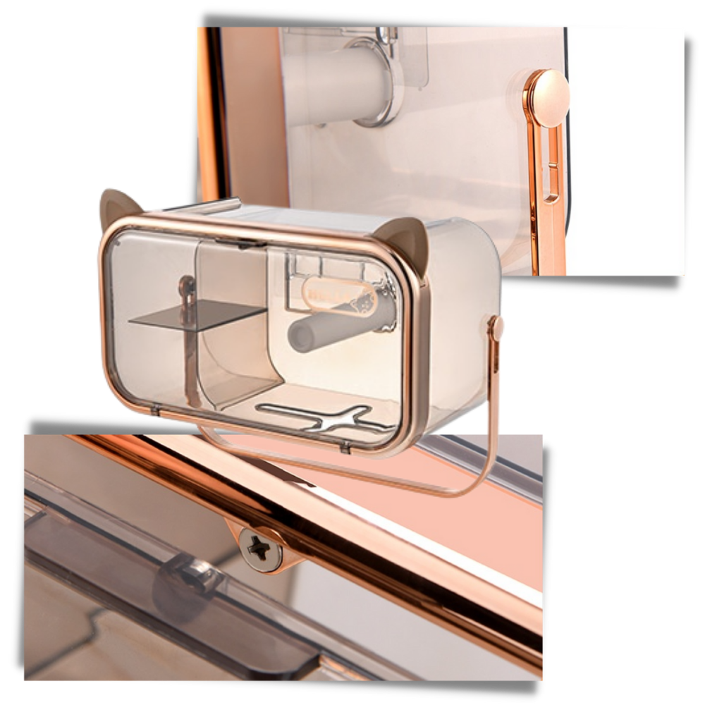 Suporte de papel higiênico Baoblaze, multifuncional, feito de metal resistente, ideal para organização de banheiro.