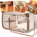 Suporte de armazenamento multifuncional para papel higiênico da Baoblaze, com design prático para utensílios de cozinha.