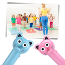 Lanceur de ficelle mignon de la marque Cusimax, jouet d'activité coloré avec ficelle et éléments pour divertir.