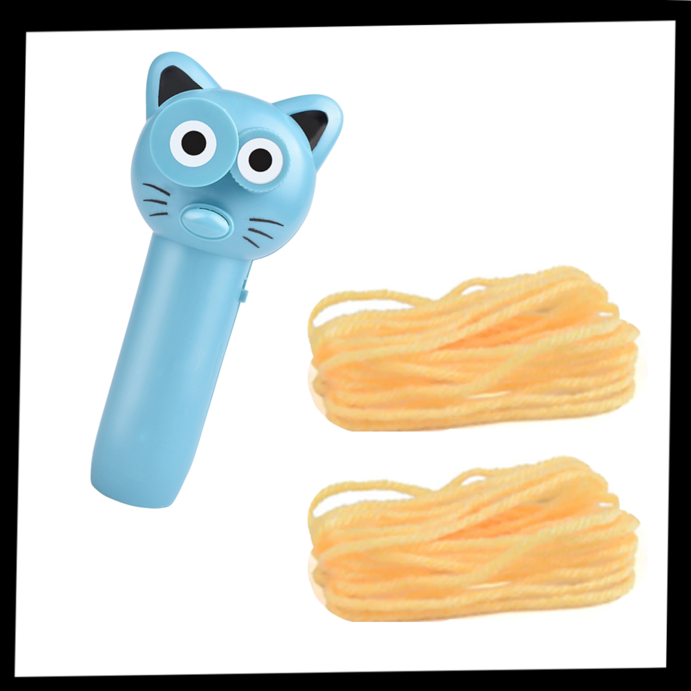 Lanceur de ficelle mignon de la marque Cusimax, jouet d'activité coloré avec ficelle pour enfants.