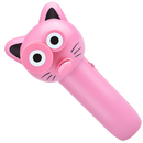 Lanceur de ficelle mignon da marca Cusimax, brinquedo de atividade com fita rosa e design divertido para crianças.