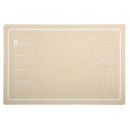 Tapete de silicone para assados e pâtisserie da Geweyeeli, extra-grande, na cor bege, ideal para fornos e preparação de alimentos