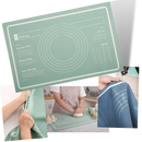 Tapete de silicone para assados e pâtisserie Geweyeeli, tamanho extra-large, ideal para preparar e assar alimentos de forma prática.