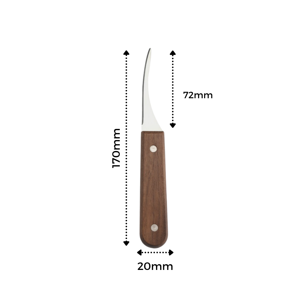 Faca decortiqueadora de camarão em aço inoxidável, utensílio de cozinha da marca Simday, com lâmina fina para remover cascas facilmente