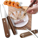 Couteau décortiqueur de crevettes Simday en acier inoxydável, utensílio de cozinha para remover cascos de camarão.