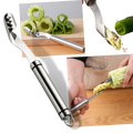 Ferramenta Carolily Finery para eliminar sementes de legumes e pimentões, utensílio de cozinha prático para preparar alimentos.