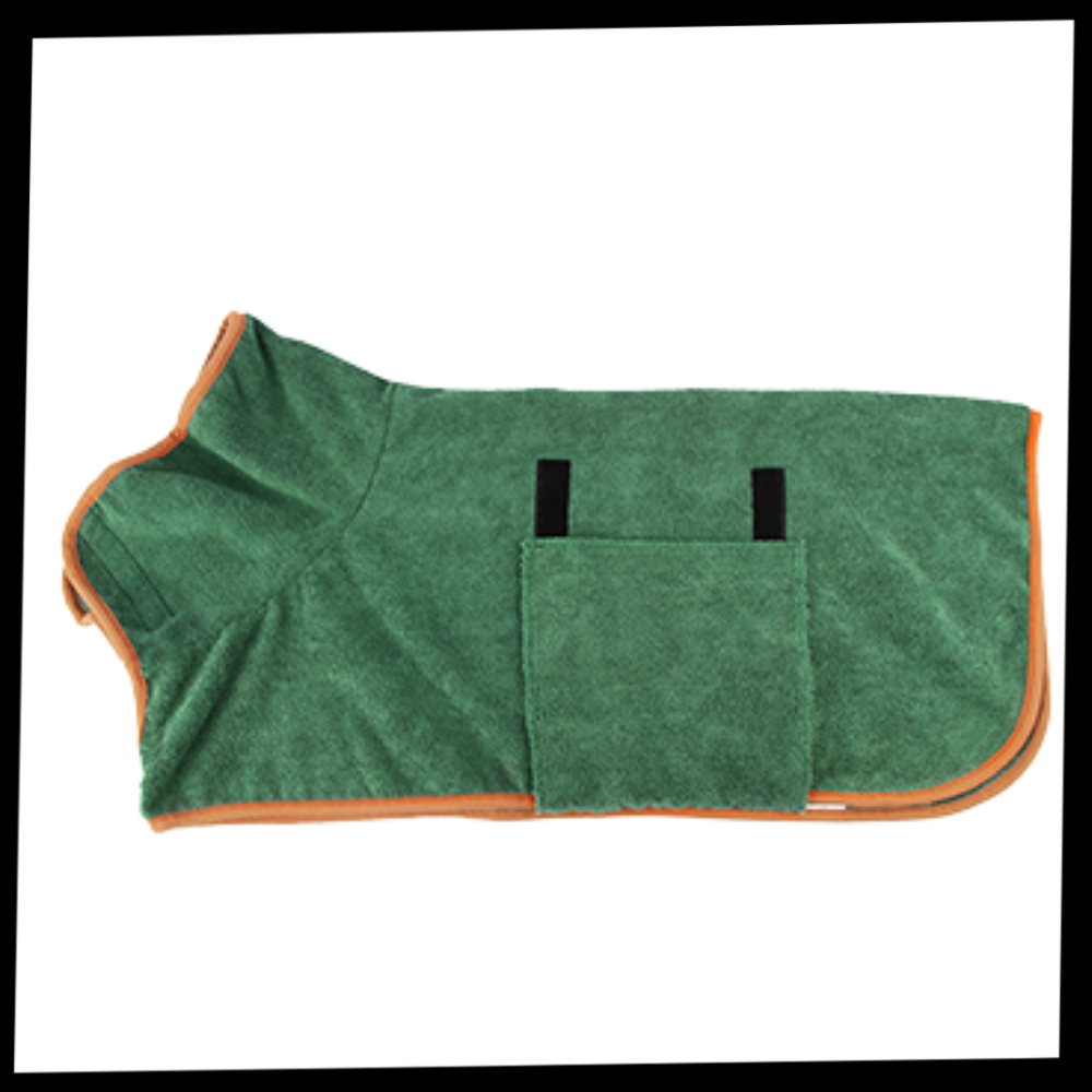 Peignoir superabsorvente para animais de estimação da Rykwurde, ideal para secar após banho, feito de material de toilettagem.