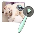 Escova especial para animais de estimação Udiyo, ferramenta de tosa com cerdas para resultados de grooming eficazes.