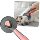 Escova especial para animais de estimação Udiyo, material de toilettagem confortável e seguro para pelos de pets.