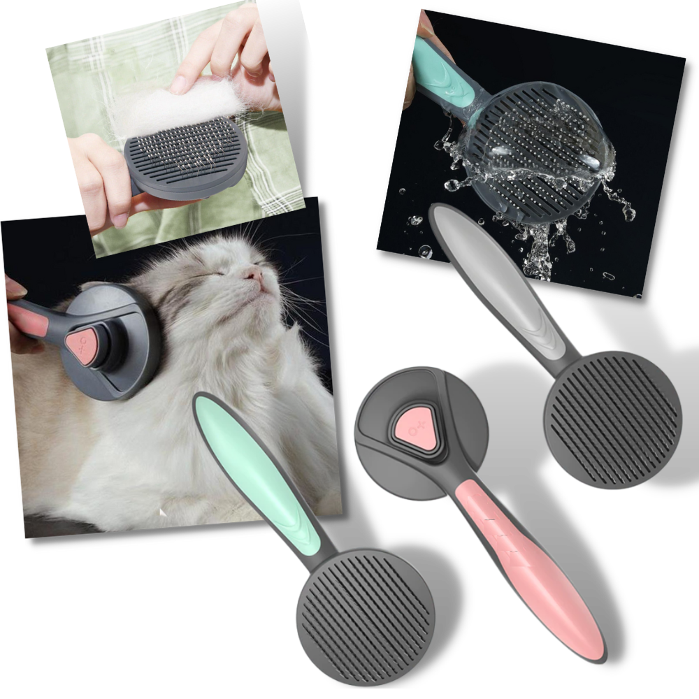 Escova especial para animais de estimação Udiyo, ferramenta de higiene com cerdas suaves para tosa e cuidados.