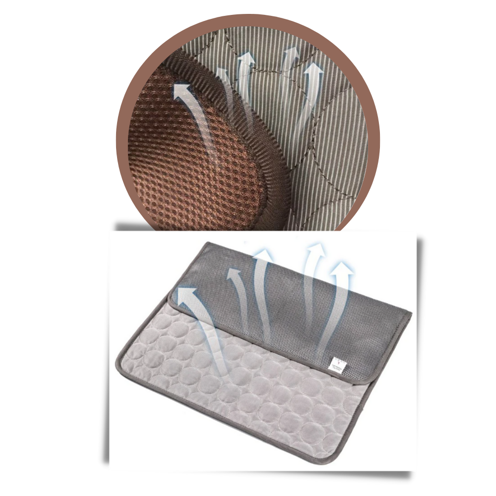Tapete refrigerante Zehui para animais de estimação, almofada de resfriamento portátil para conforto e bem-estar dos pets.
