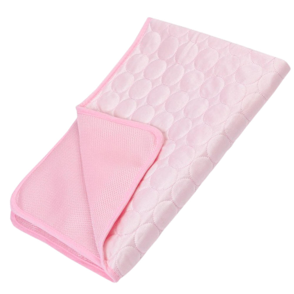 Tapete refrigerante Zehui para animais de estimação, almofada de descanso rosa para manter os pets frescos e confortáveis.