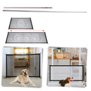 Porta de cerca de malha ajustável para cães, sistema de contenção para animais de estimação da marca Eastjing