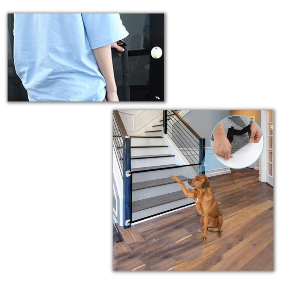 Tela de cerca para cães Eastjing, sistema de confinamento para animais de estimação, com malha resistente e fácil de instalar.