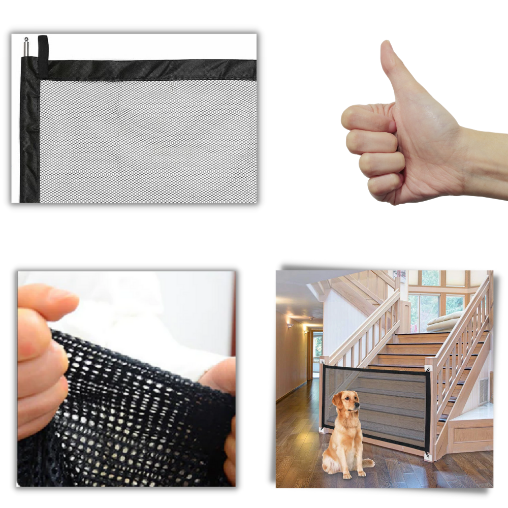 Tela de cerca para cães da marca Eastjing, sistema de contenção para animais de estimação, com malha resistente e segura.