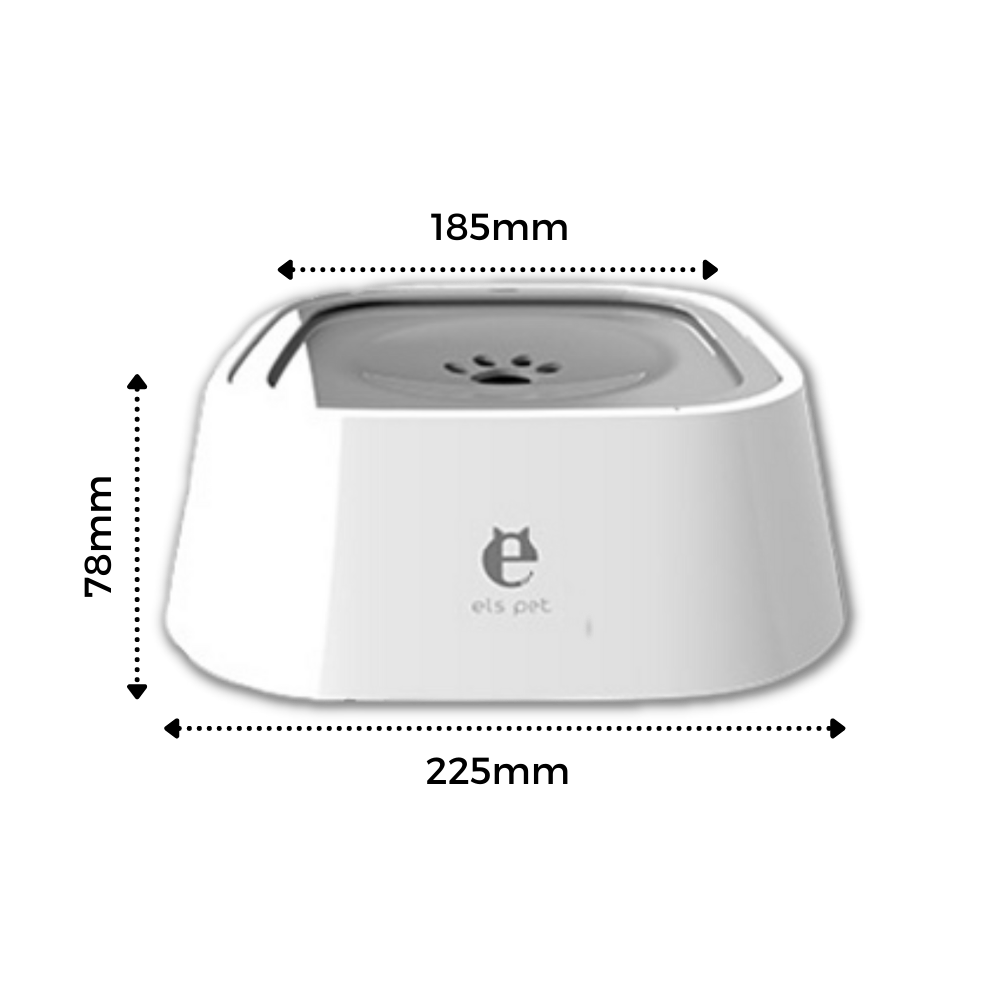 Bol d'eau flutuante Pet Feeder Bowl para animais, com design de gamela e abreuvoir, ideal para pets relaxarem na água