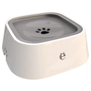 Mangeira flutuante para animais, em cinza, feita de plástico, com espaço para água ou comida, ideal para uso ao ar livre.