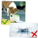 Bol d'eau flutuante para animais da Pet Feeder Bowl, com design que evita respingos de água.