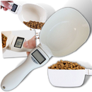 Cuillère de pesagem para alimentos de animais, utensílio de cozinha para medir porções em produtos da categoria gamelas e abrigueiros.