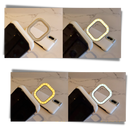 Capa de telefone Peyan com anel de luz LED ajustável e modos de iluminação para selfies e videochamadas.