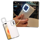 Capa de telefone Peyan com anel de luz LED para iluminação suave e prática.