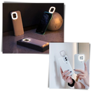 Estojos de telefone Peyan com anel luminoso LED, proteção para celular com design elegante e iluminação em volta do aparelho.