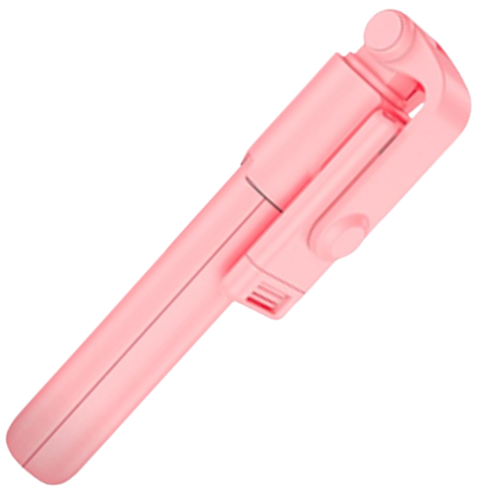 Bastão de selfie com tripé Eastjing, acessório para monopodes, em acabamento rosa, ideal para fotos e vídeos com smartphone.