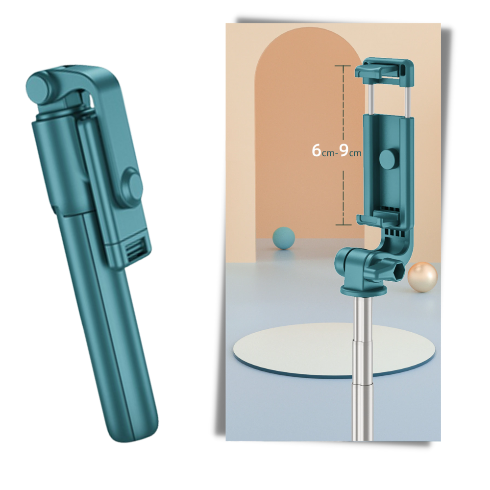 Acessório de selfie com tripé Eastjing, suporte portátil compatível para celulares e câmeras, ideal para fotos estáveis e selfies.