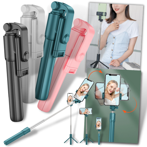 Bastão de selfie com tripé Eastjing, acessório para fotos com suporte estável, ideal para smartphones e câmeras compactas.