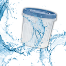 Recipiente empilhável para alimentos com escorredor, ideal para armazenamento de alimentos frescos, marca Epackagesupply.