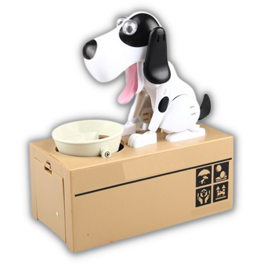 Tirelire de coelhinho Wocleiliy, brinquedo de plástico decorativo com formato de filhote, ideal para economizar moedas.