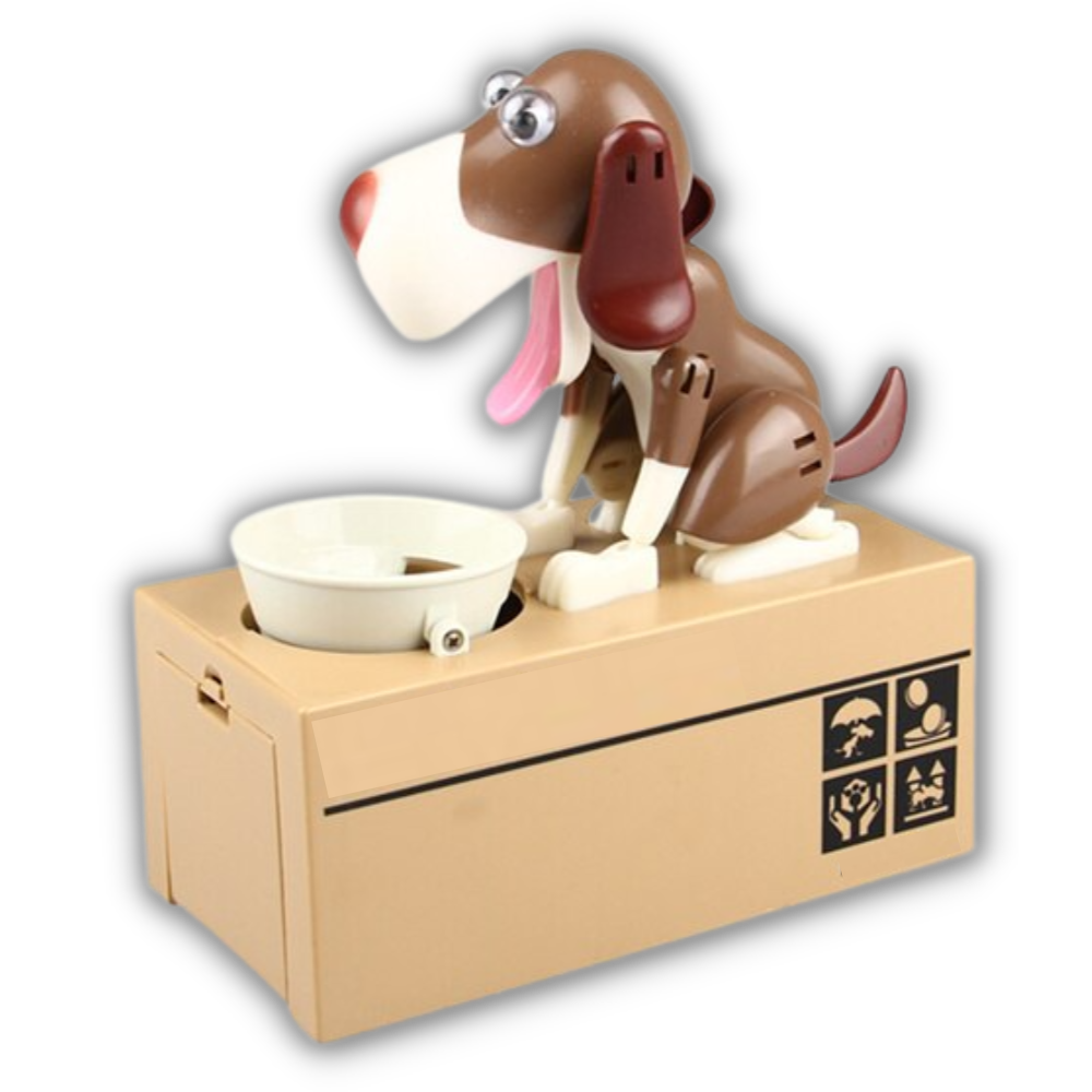 Tirelire de cachorrinho da marca Wocleiliy, decorativa e colorida, feita de cerâmica para guardar moedas.