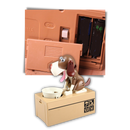 Tirelire de cachorrinho da marca Wocleiliy, decorativa e fácil de usar, ideal para guardar moedas com tema de filhote de cachorro.