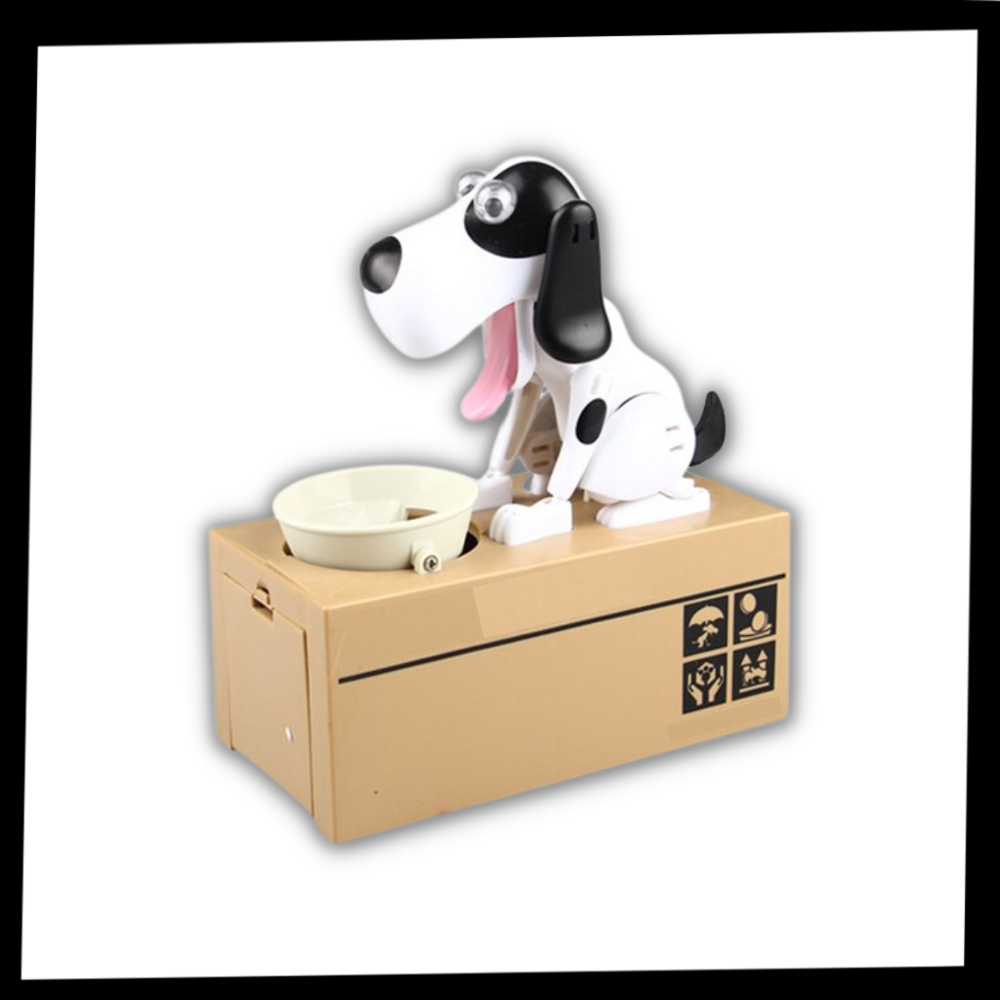 Três tireliras de cachorrinho Wocleiliy em cerâmica, decorativas e coloridas, ideais para guardar moedas e decorar ambientes.