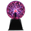 Lâmpada de bola plasma mágica Szcq, lâmpada de ambiente com efeito de plasma em uma sala moderna.
