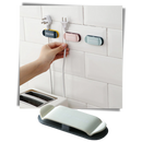 Conjunto de 4 pinças adesivas de fixação de cabos Yugaoo, para organização eficiente de cabos e fios.